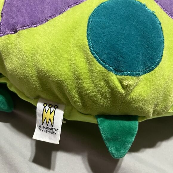 The Manhattan Toy Company Sea Turtle Green Purple Star Pocket 17" Stuffed Toy - Picture 5 of 9